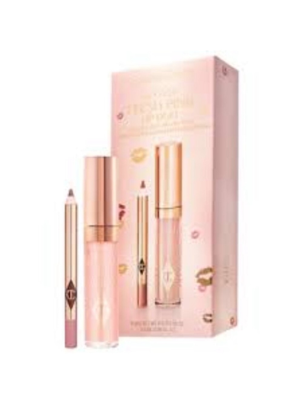 Chatlotte Tilbury Mini Glossy Pink
Lip Gloss + Lip Liner Set